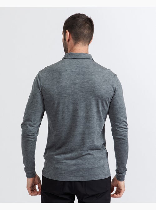 Polo Regular Stone   Manches longues - New Man - Kiabi