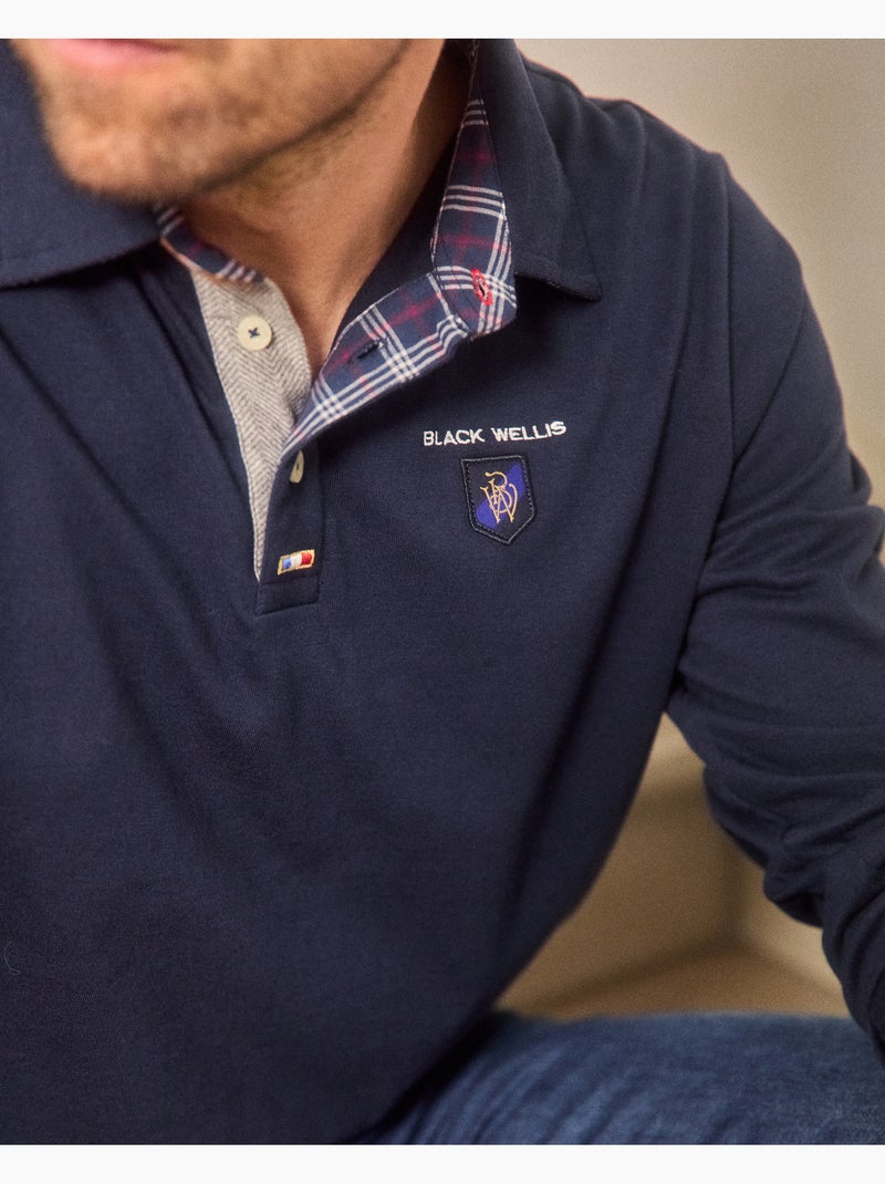 POLO RUGBY ORIGINS CHIC Bleu - Kiabi