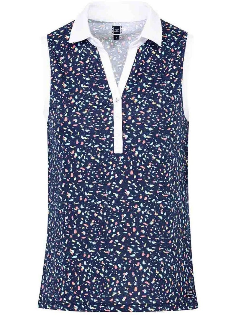 Polo sans manches - Terre de Marins Multicolore - Kiabi