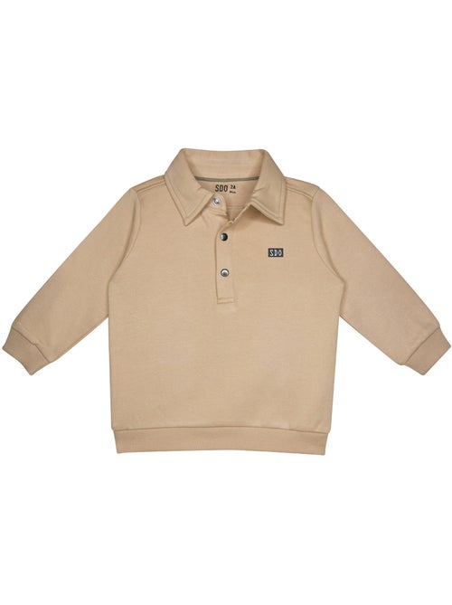 Polo seven interlock manches longues - Kiabi Polo seven interlock manches longues - Kiabi