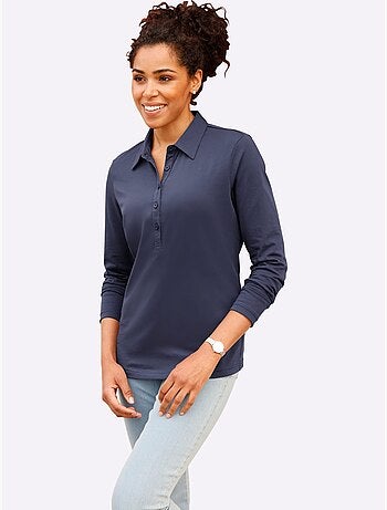 Polo sportif manche longues - taille standard - moda vilona