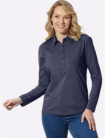 Polo sportif manche longues - taille standard - moda vilona