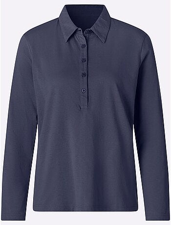 Polo sportif manche longues - taille standard - moda vilona