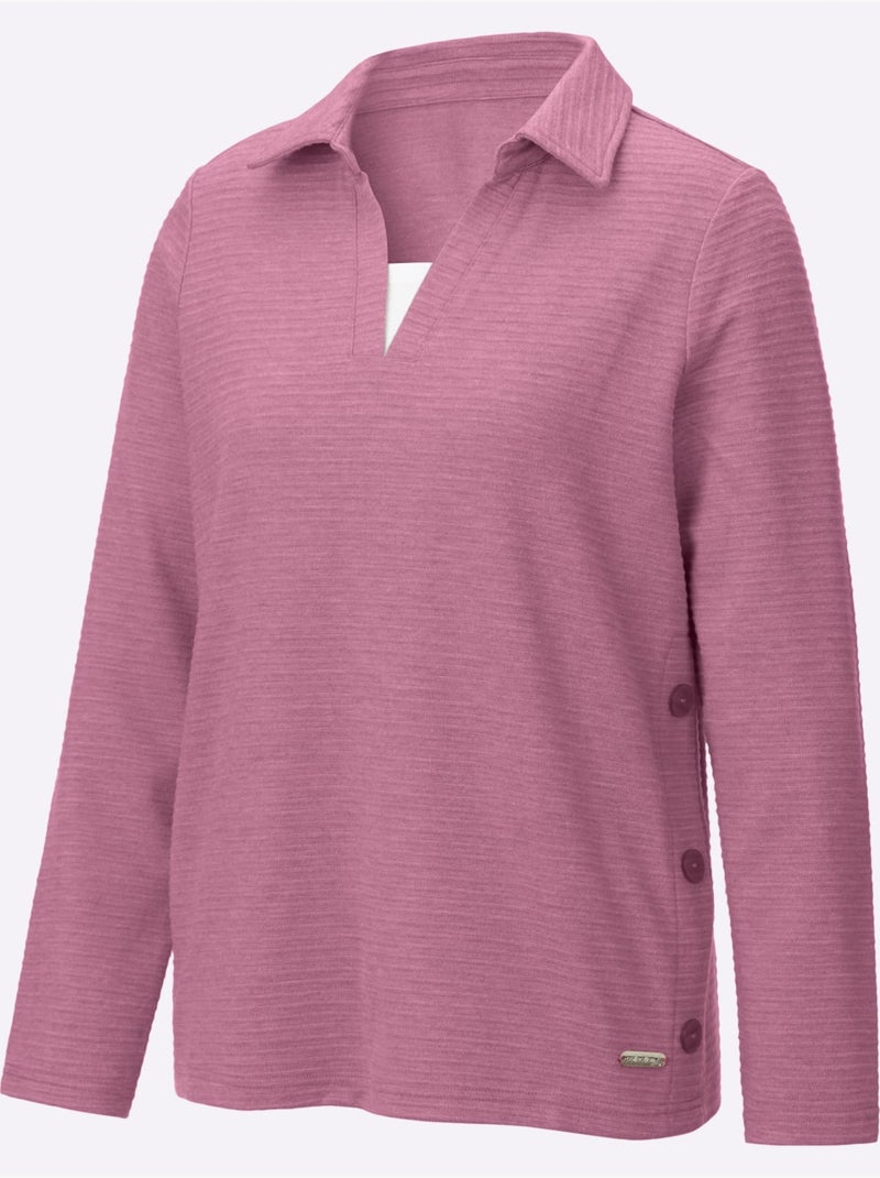Polo Structure Indéformable - Taille Standard - Witt Mauve - Kiabi