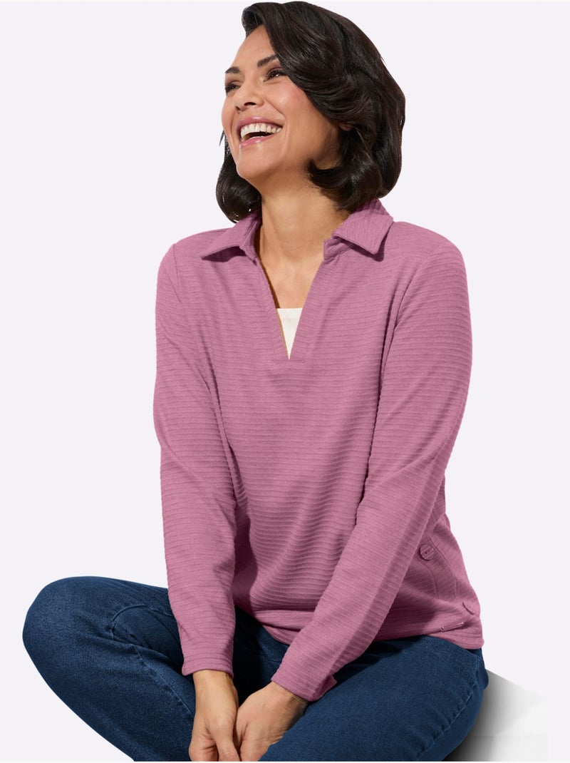 Polo Structure Indéformable - Taille Standard - Witt Mauve - Kiabi
