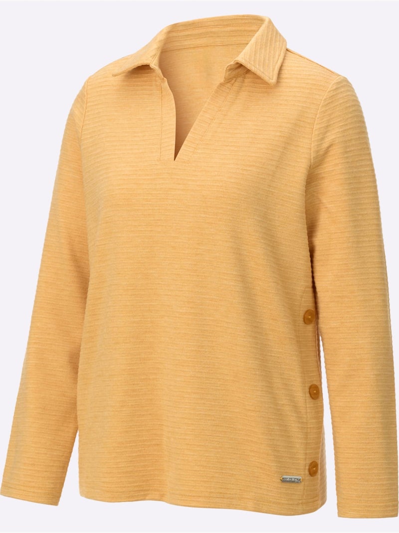 Polo Structure Indéformable - Taille Standard - Witt Ocre - Kiabi