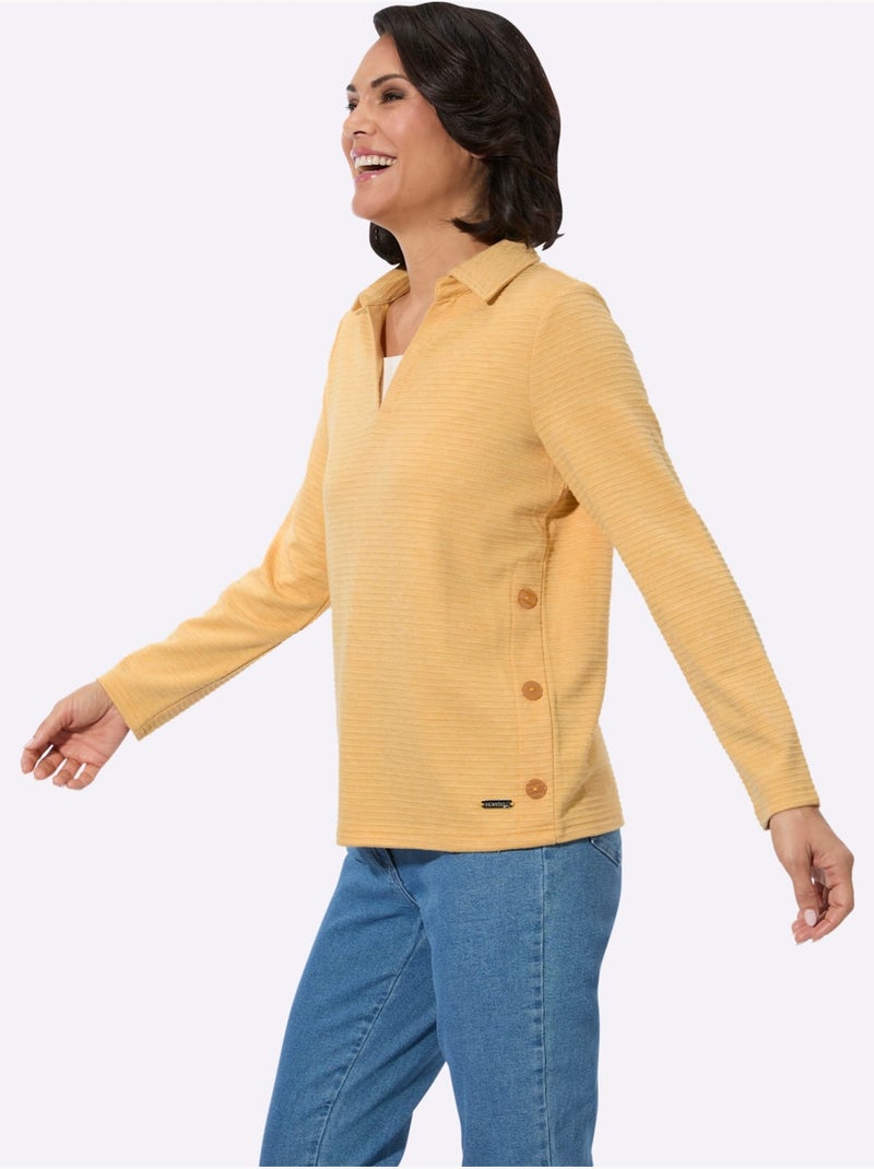Polo Structure Indéformable - Taille Standard - Witt Ocre - Kiabi