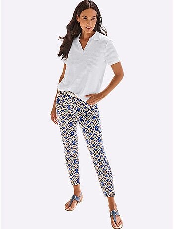 Polo Structure Jacquard - Taille Standard - Helline