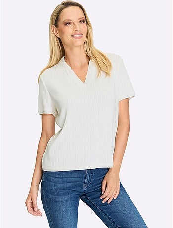 Polo Structure Jacquard - Taille Standard - Helline