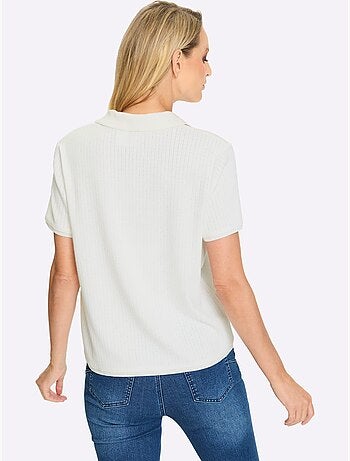 Polo Structure Jacquard - Taille Standard - Helline