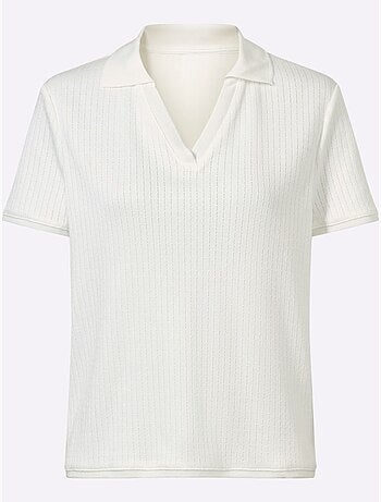 Polo Structure Jacquard - Taille Standard - Helline