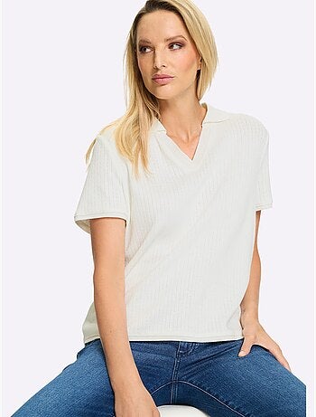 Polo Structure Jacquard - Taille Standard - Helline