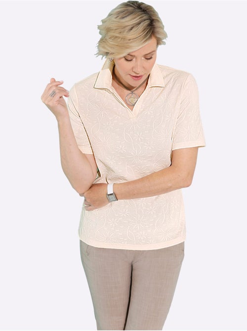 Polo Structure Jacquard - Taille Standard - Witt - Kiabi