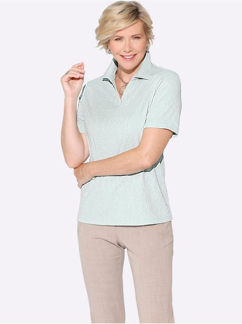 Polo Structure Jacquard - Taille Standard - Witt - Kiabi