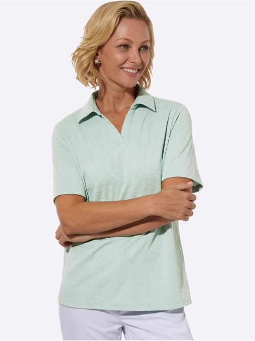 Polo Structure Jacquard - Taille Standard - Witt - Kiabi