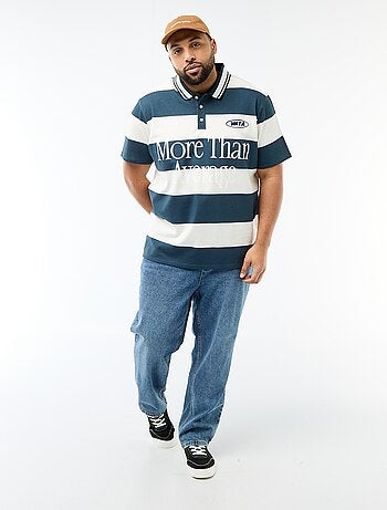 Polo style rugby à manches courtes