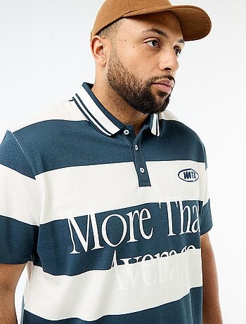 Polo style rugby à manches courtes