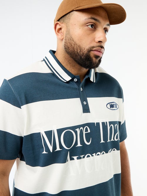 Polo style rugby à manches courtes - Kiabi