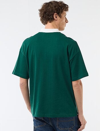 Polo style rugby à manches courtes