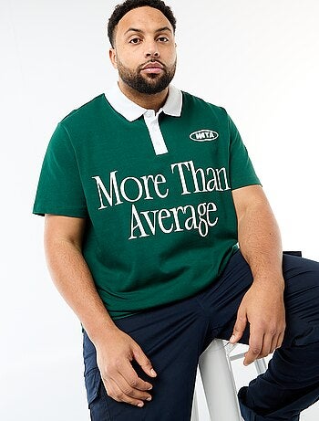 Polo style rugby à manches courtes