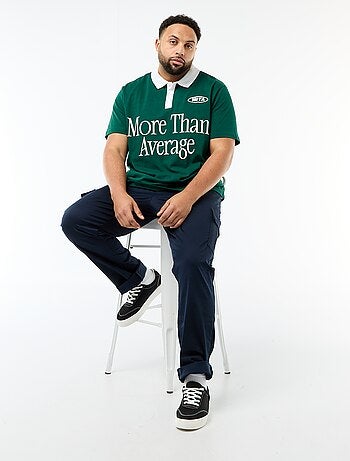 Polo style rugby à manches courtes