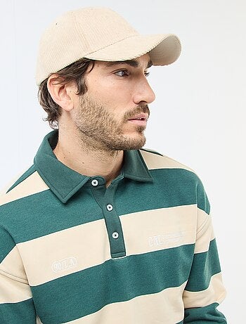 Polo style rugby à manches longues