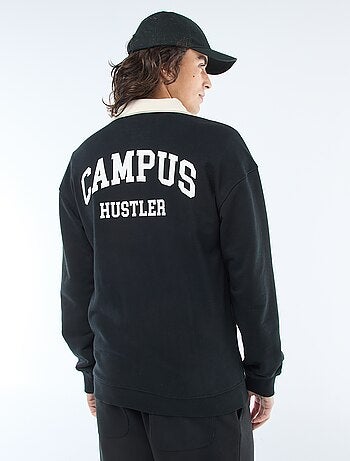 Polo style rugby manches longues