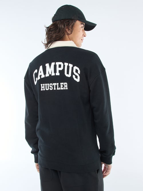 Polo style rugby manches longues - Kiabi