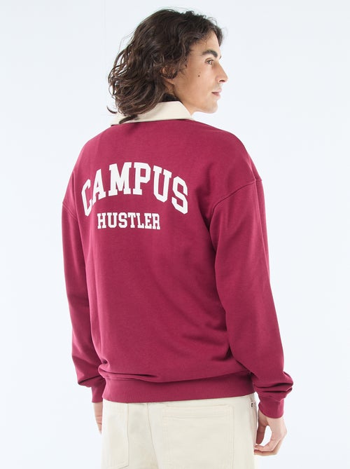 Polo style rugby manches longues - Kiabi