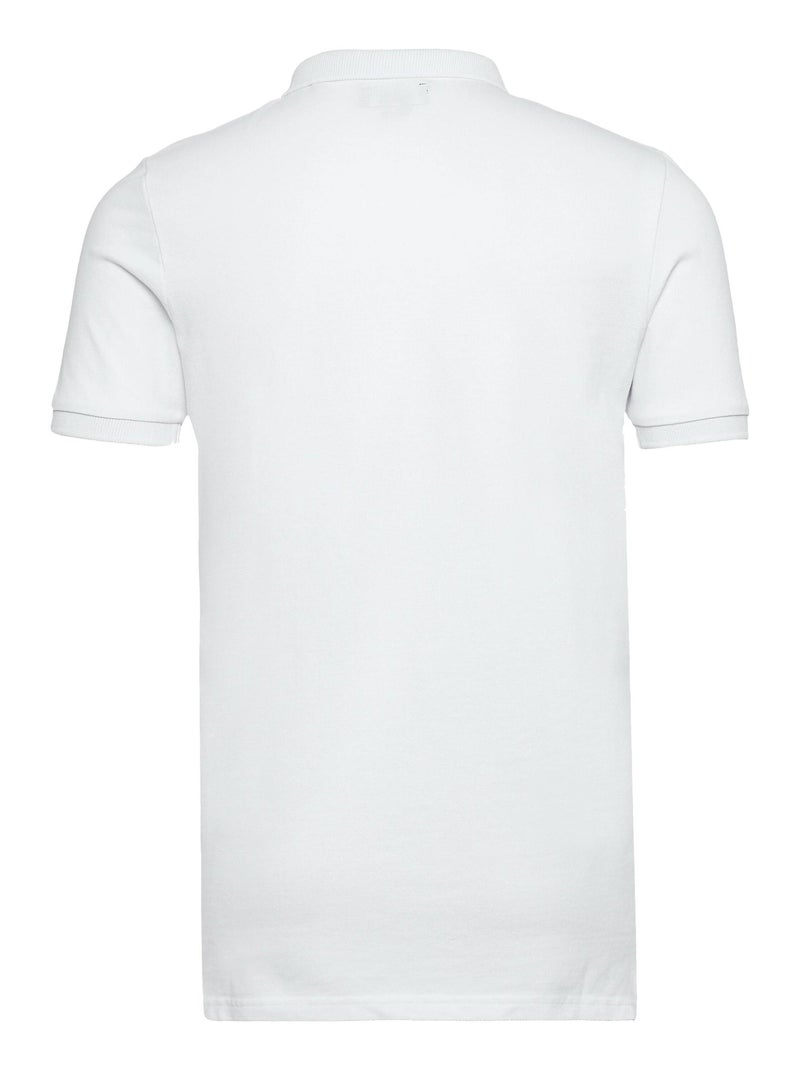 Polo SuperDry Classic Pique Blanc - Kiabi