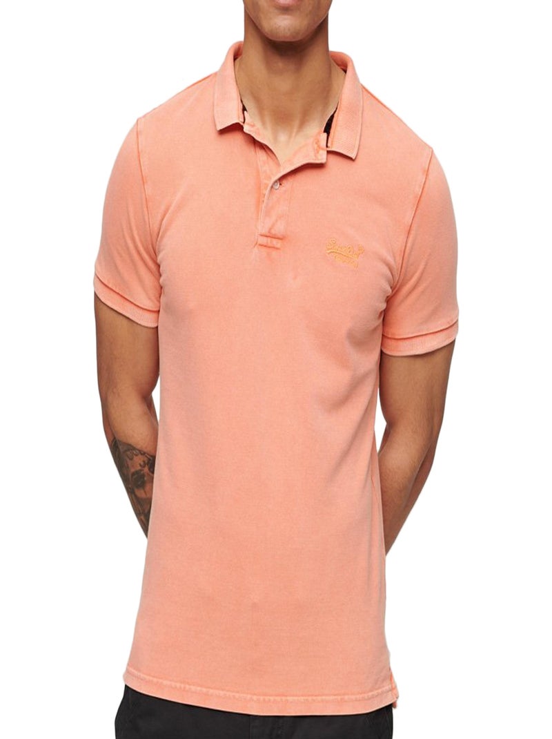 Polo Superdry Vint Destroy Orange - Kiabi