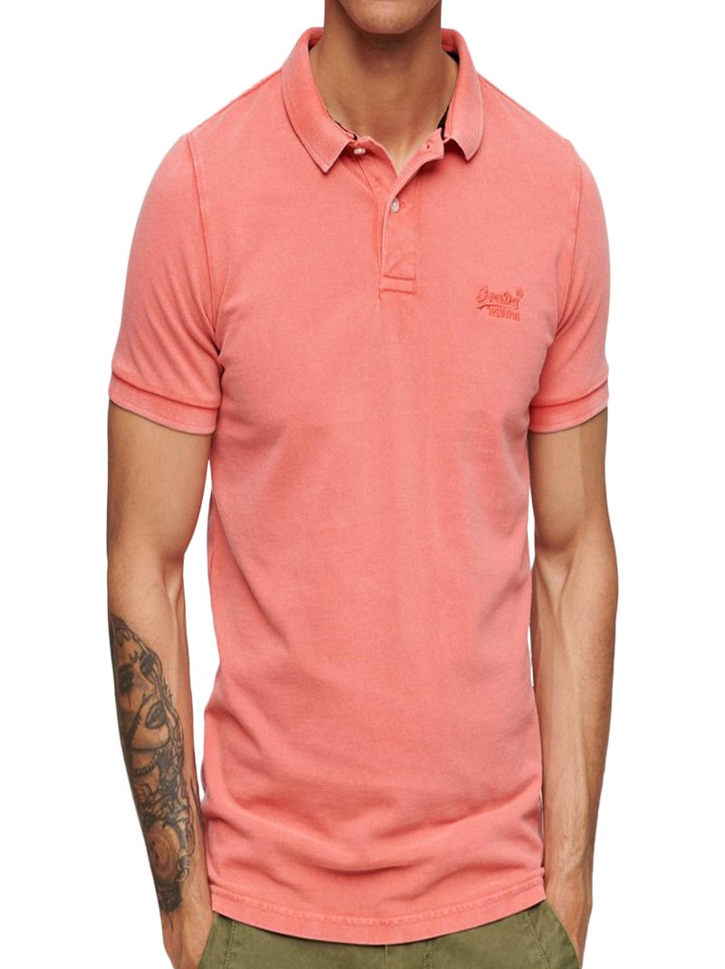 Polo Superdry Vint Destroy Rose - Kiabi