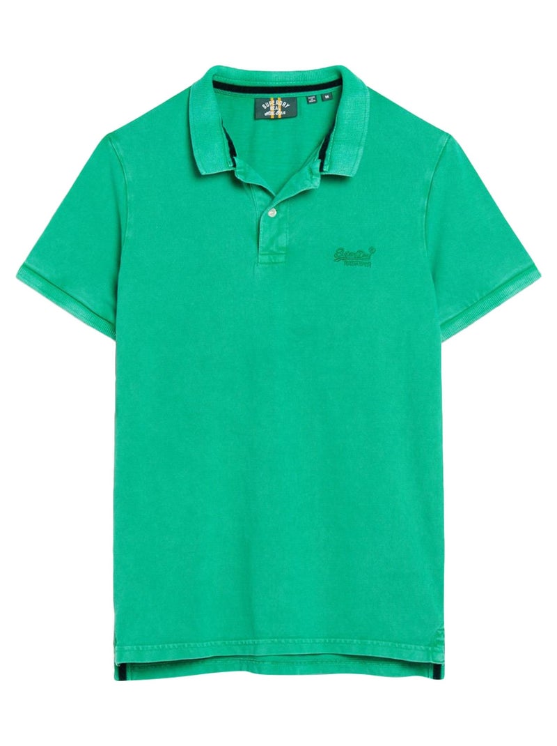 Polo Superdry Vint Destroy Vert - Kiabi