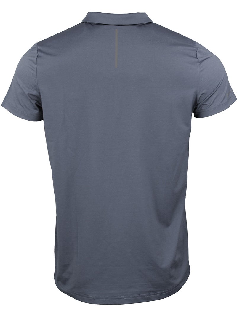 POLO TECHNIQUE MANCHES COURTES HOMME CHANCE - PEAK MOUNTAIN Bleu gris - Kiabi