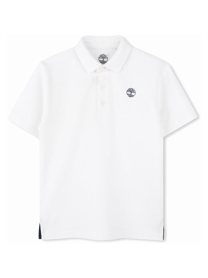 Polo Timberland à logo Blanc - Kiabi
