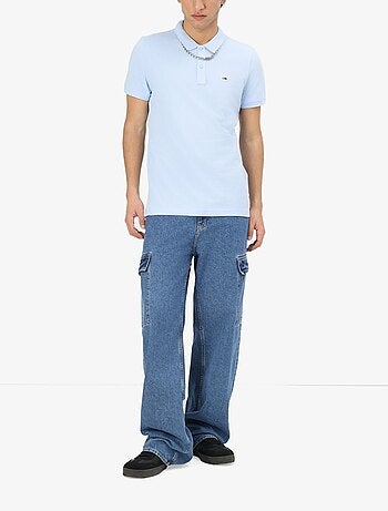 Polo Tommy jeans manches courtes