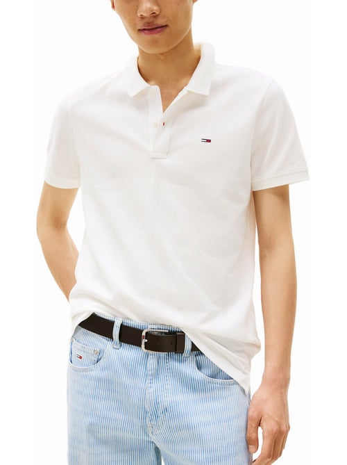 Polo Tommy jeans manches courtes - Kiabi