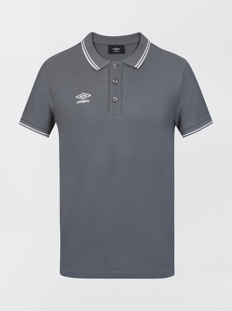 Polo 'Umbro' en piqué de coton Gris - Kiabi