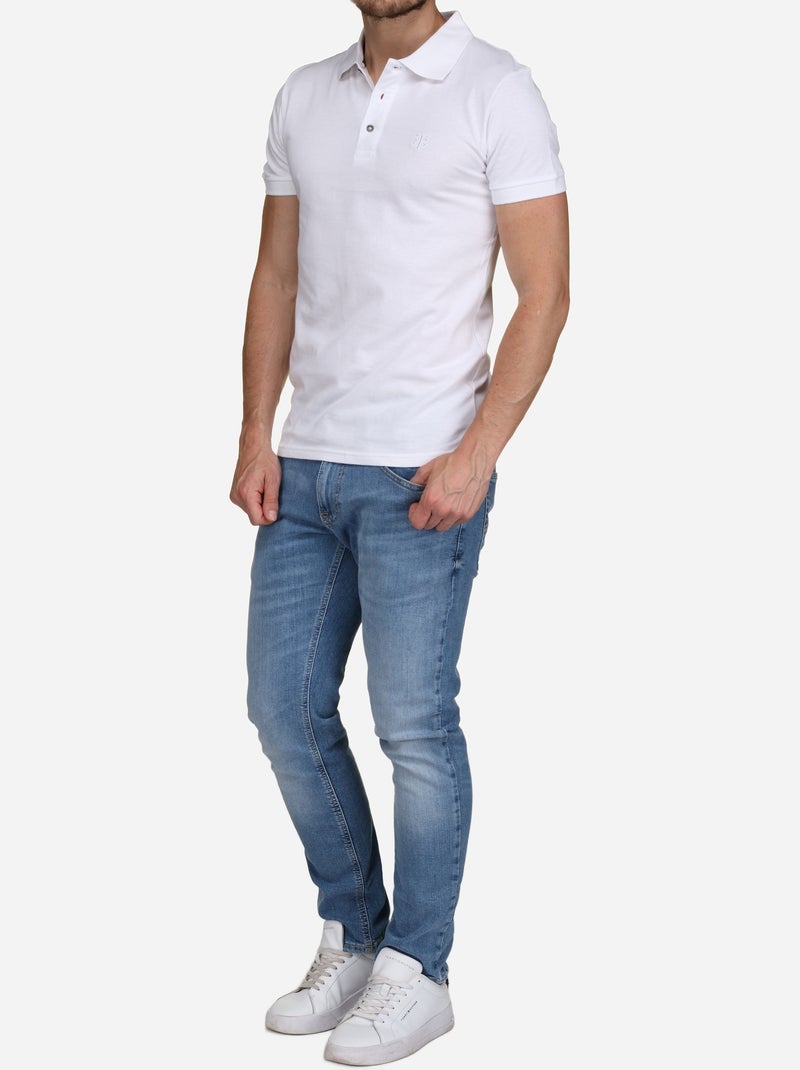 Polo uni - Bill Tornade Blanc - Kiabi