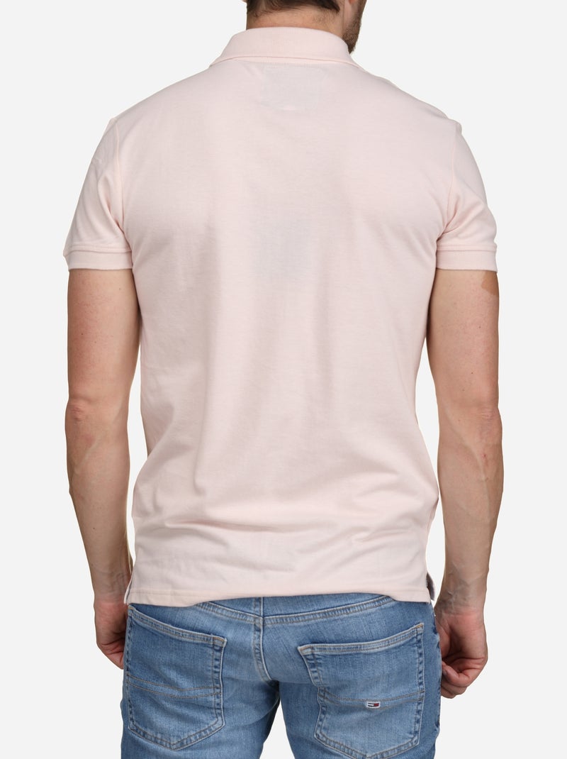 Polo uni - Bill Tornade Rose - Kiabi