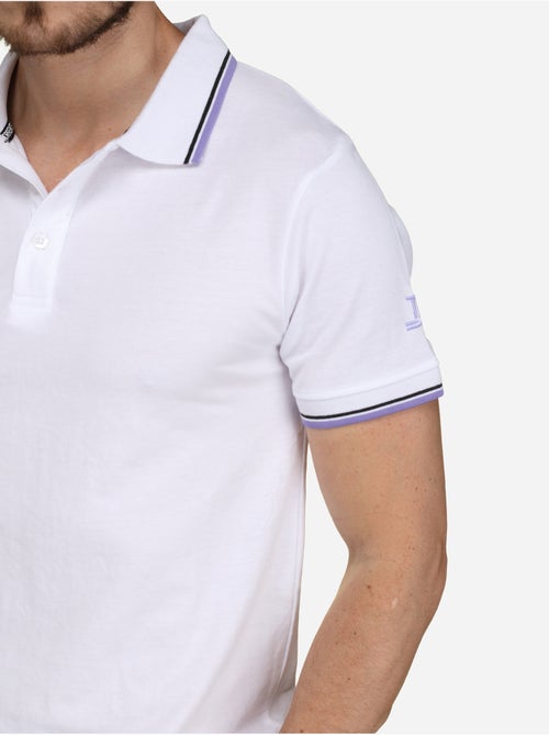 Polo uni à liseré - Torrente - Kiabi