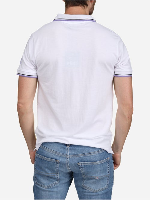 Polo uni à liseré - Torrente - Kiabi