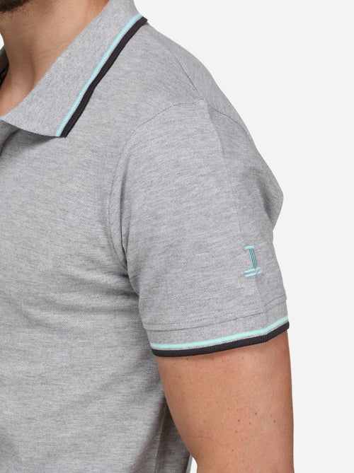 Polo uni à liseré - Torrente - Kiabi