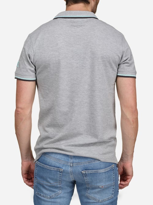 Polo uni à liseré - Torrente - Kiabi