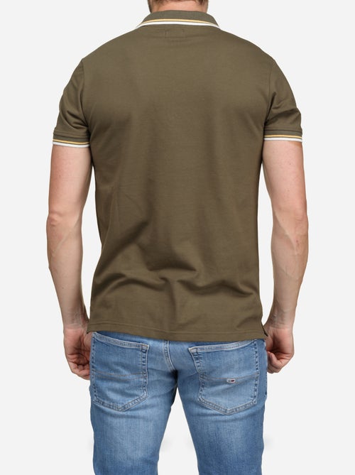 Polo uni à liseré - Torrente - Kiabi