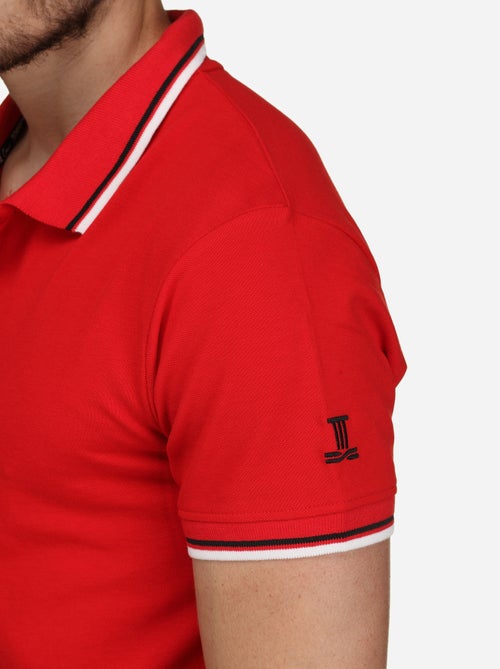 Polo uni à liseré - Torrente - Kiabi