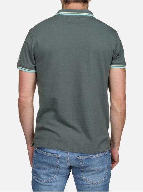 Polo uni à liseré - Torrente - Kiabi