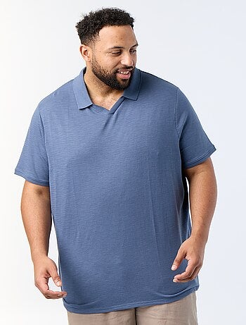 Polo uni à manches courtes