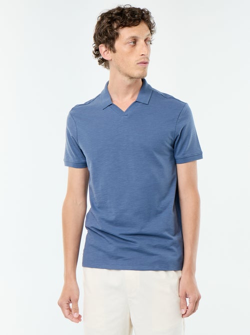 Polo uni à manches courtes pour homme - Kiabi Polo uni à manches courtes pour homme - Kiabi