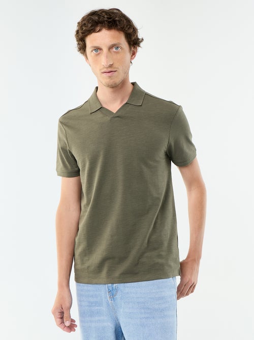 Polo uni à manches courtes pour homme - Kiabi Polo uni à manches courtes pour homme - Kiabi